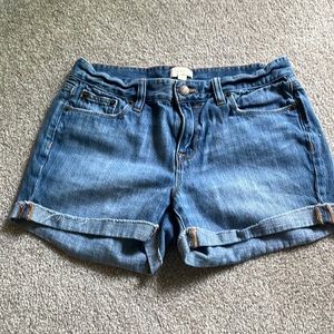 Denim shorts